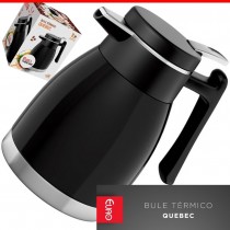 Bule Café Chá Garrafa Térmico Quebec Euro Inox 1,2 Litros Quente Frio